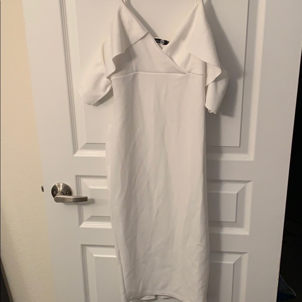 White off shoulder dress